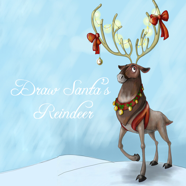 Draw Santa’s Reindeer for this Week’s Drawing Challenge