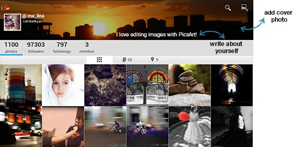 PicsArt new Profile design